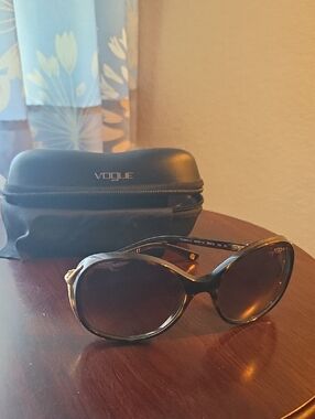 Vogue Oversized Tortoiseshell Sunglasses